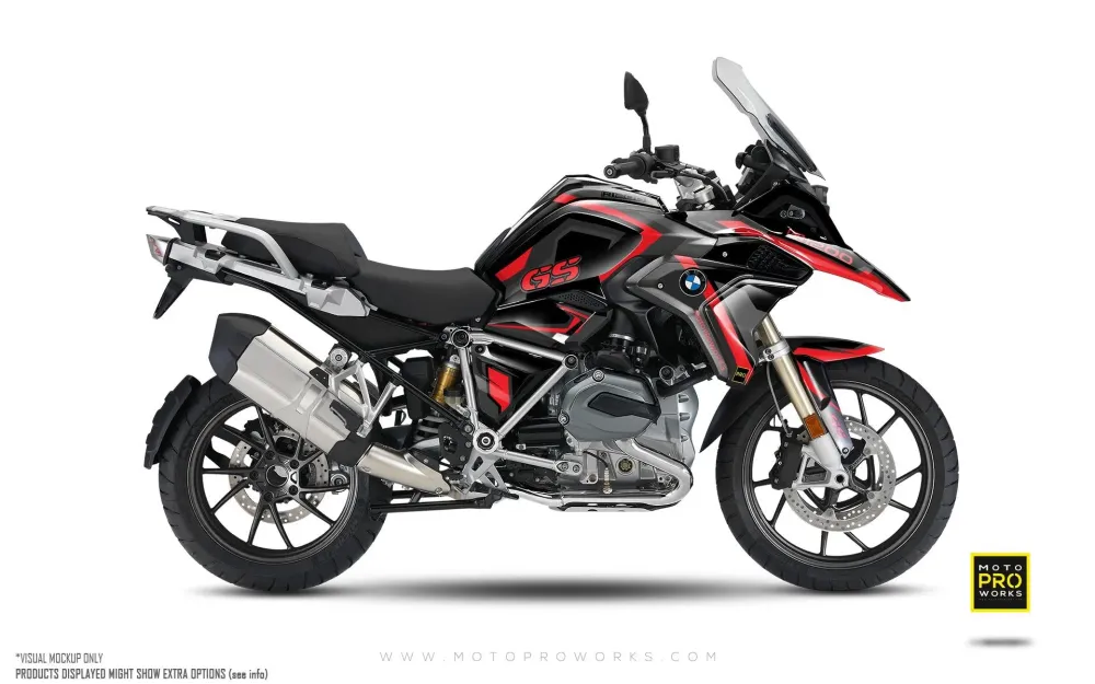 BMW R 1200 / 1250 GS GRAPHICS - "Voyager" (Rood)