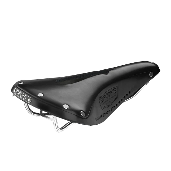 Brooks B17 Carved lederen zadel heren zwart