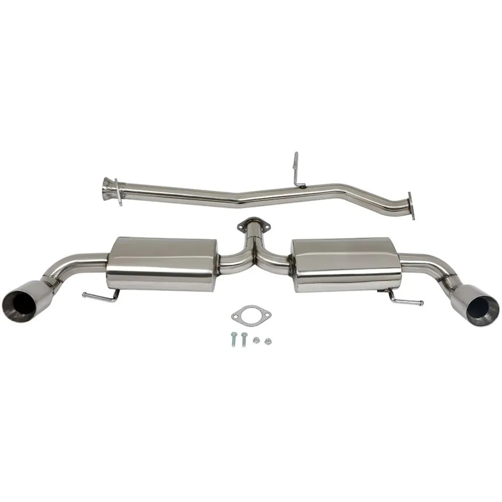Catback-uitlaatsysteem voor 06-07 Honda Accord 04-11 Mazda RX-8 1.3L Dual 3.5" Tipdemper bruceshark.com