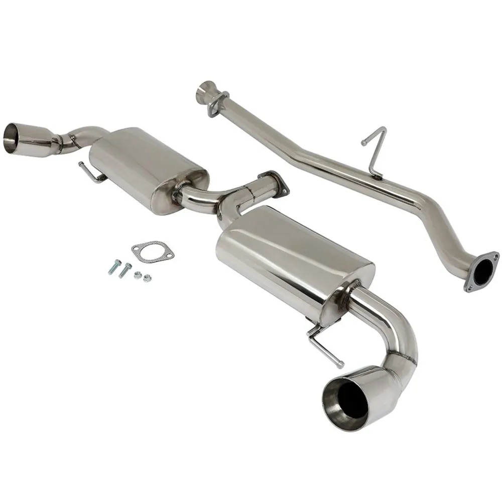Catback-uitlaatsysteem voor 06-07 Honda Accord 04-11 Mazda RX-8 1.3L Dual 3.5" Tipdemper bruceshark.com