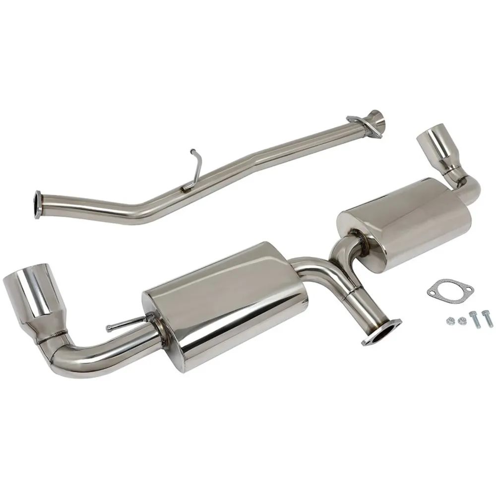 Catback-uitlaatsysteem voor 06-07 Honda Accord 04-11 Mazda RX-8 1.3L Dual 3.5" Tipdemper bruceshark.com