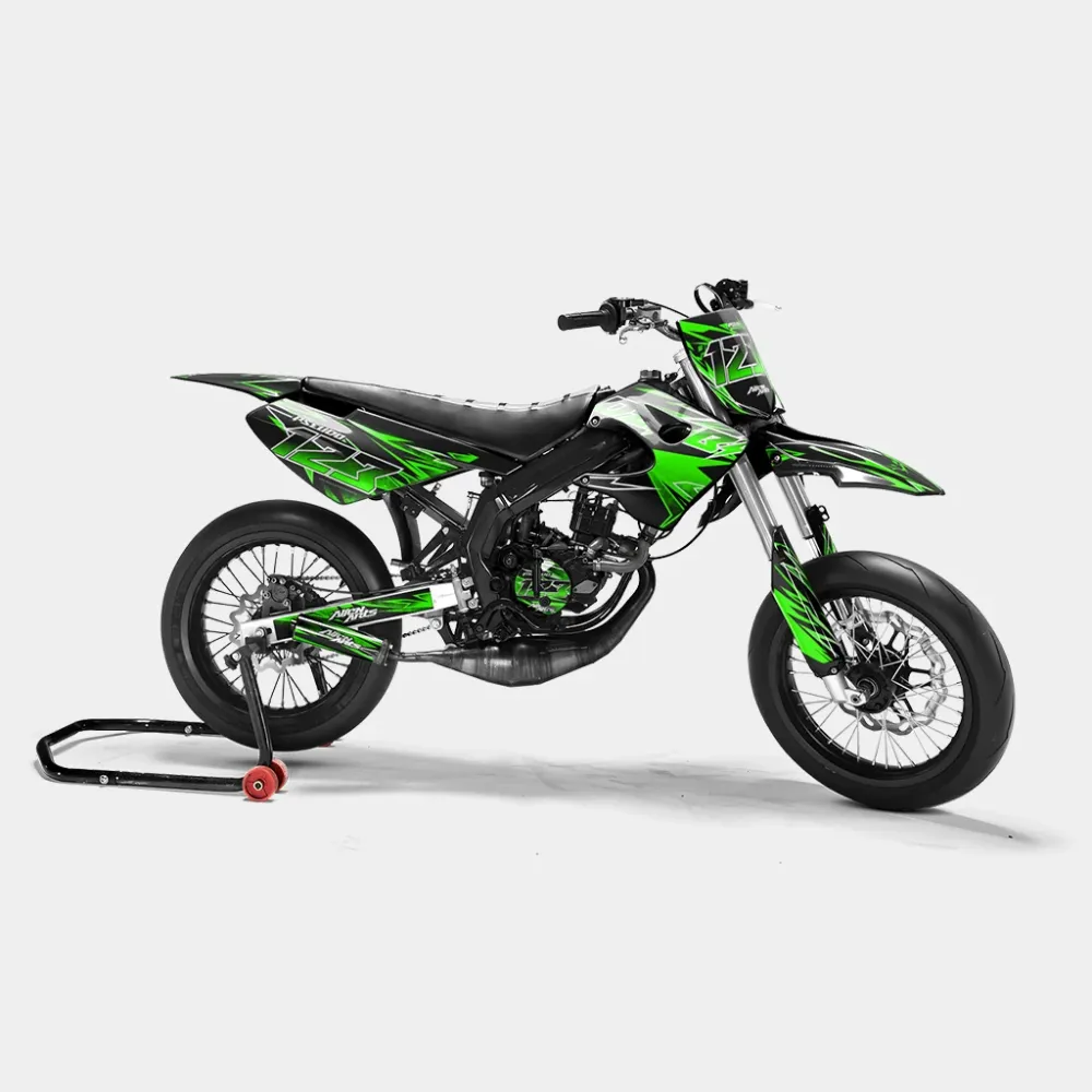 BRUME - Decoratieset DERBI 50cc - Groen