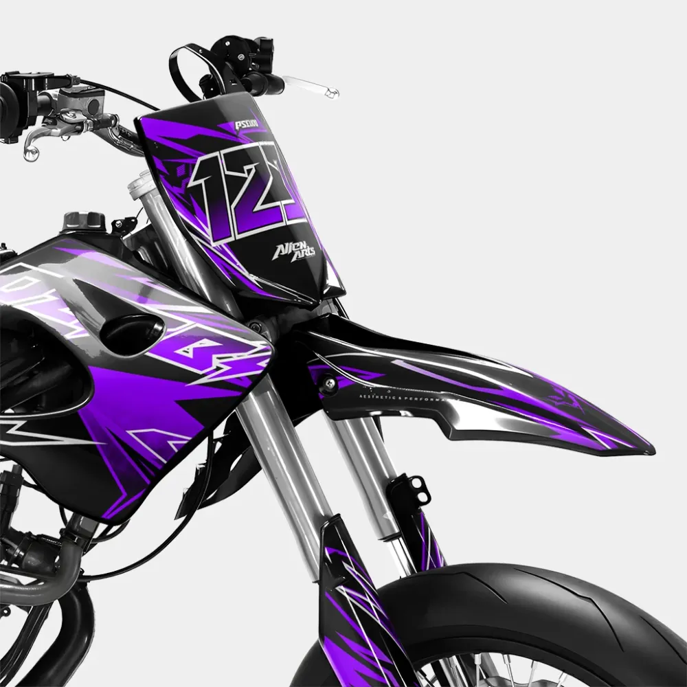BRUME - Decoratieset DERBI 50cc - Paars