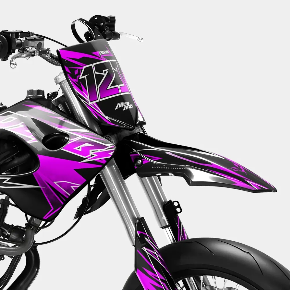BRUME - Decoratieset DERBI 50cc - Roze
