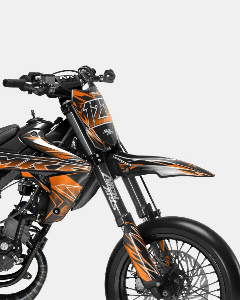 BRUME - Decoratieset RIEJU 50cc - Oranje