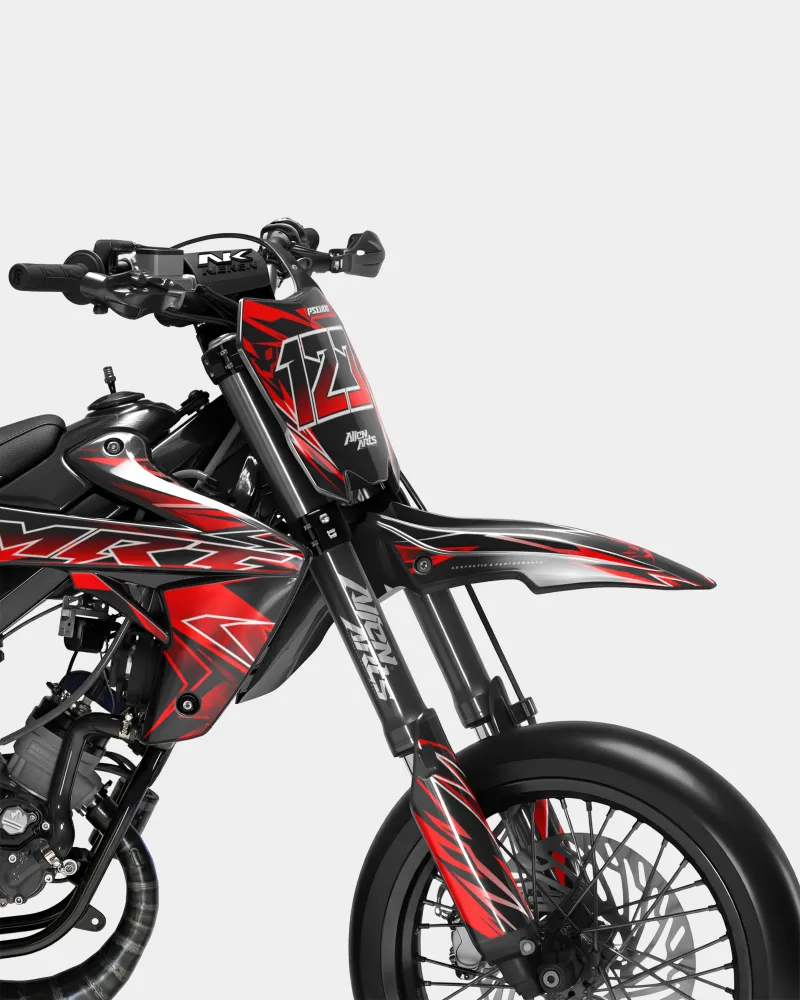 BRUME - Decoratieset RIEJU 50cc - Rood