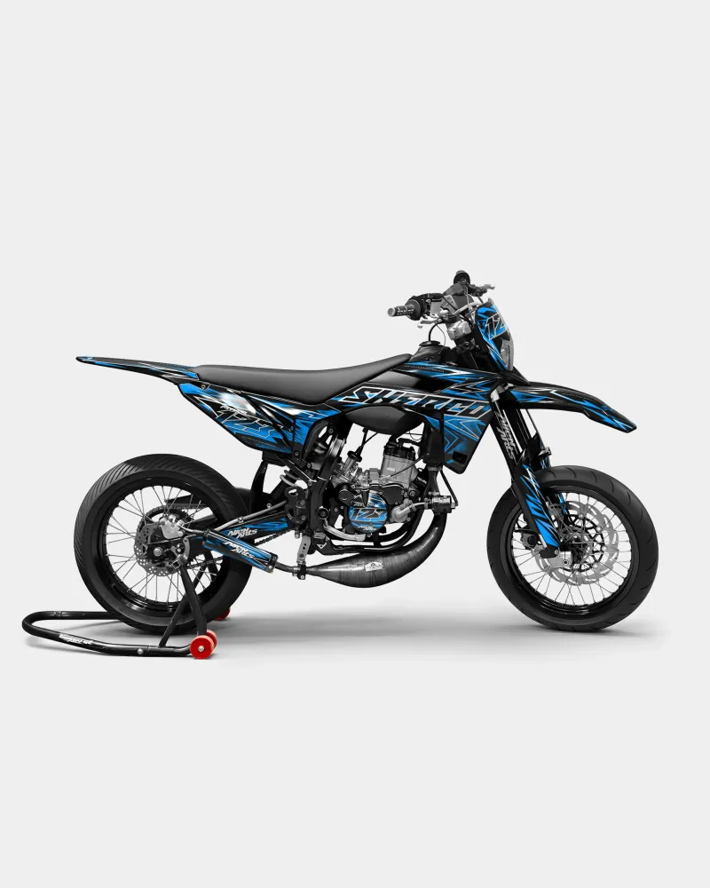 BRUME - Decoratieset SHERCO 50cc - Blauw
