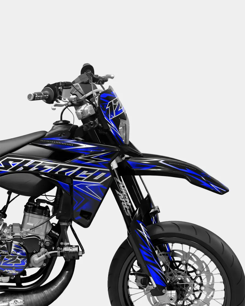 BRUME - Decoratieset SHERCO 50cc - Donkerblauw