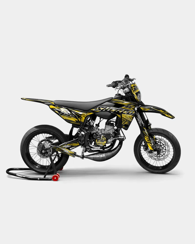 BRUME - Decoratieset SHERCO 50cc - Donkergeel