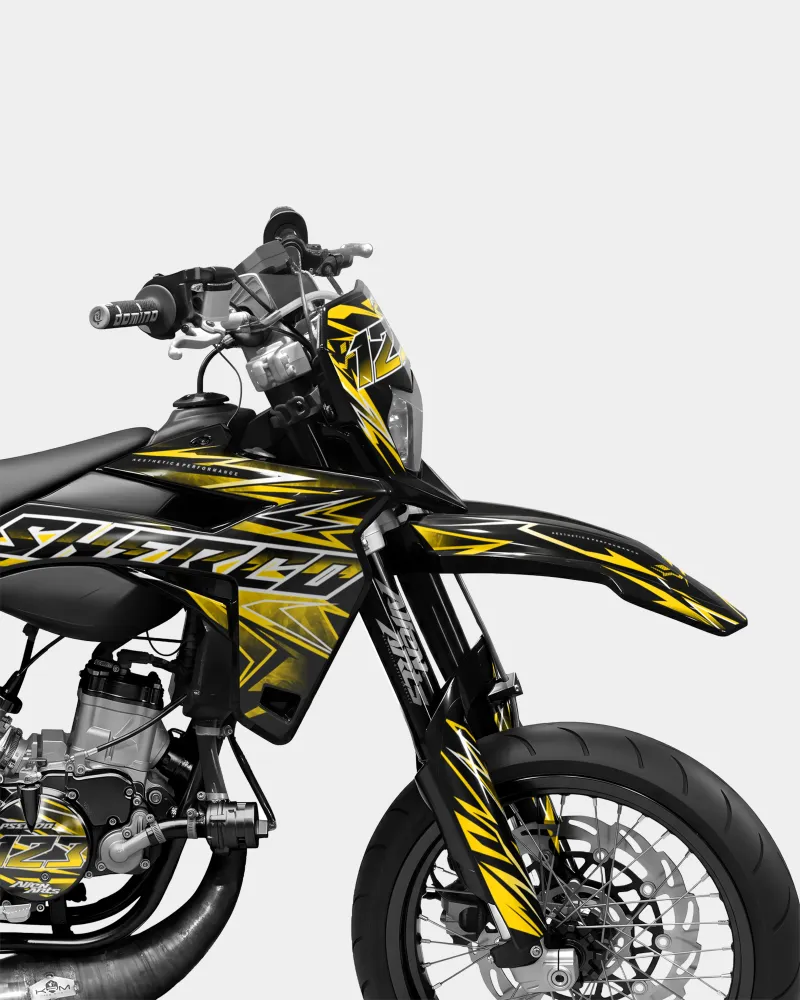 BRUME - Decoratieset SHERCO 50cc - Donkergeel