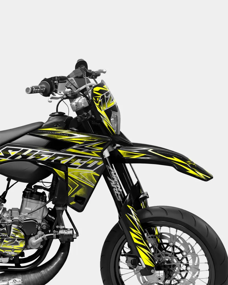 BRUME - Decoratieset SHERCO 50cc - Geel