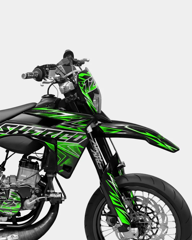 BRUME - Decoratieset SHERCO 50cc - Groen