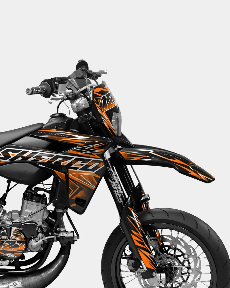 BRUME - Decoratieset SHERCO 50cc - Oranje