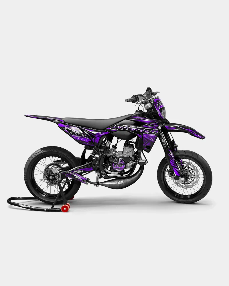 BRUME - Decoratieset SHERCO 50cc - Paars