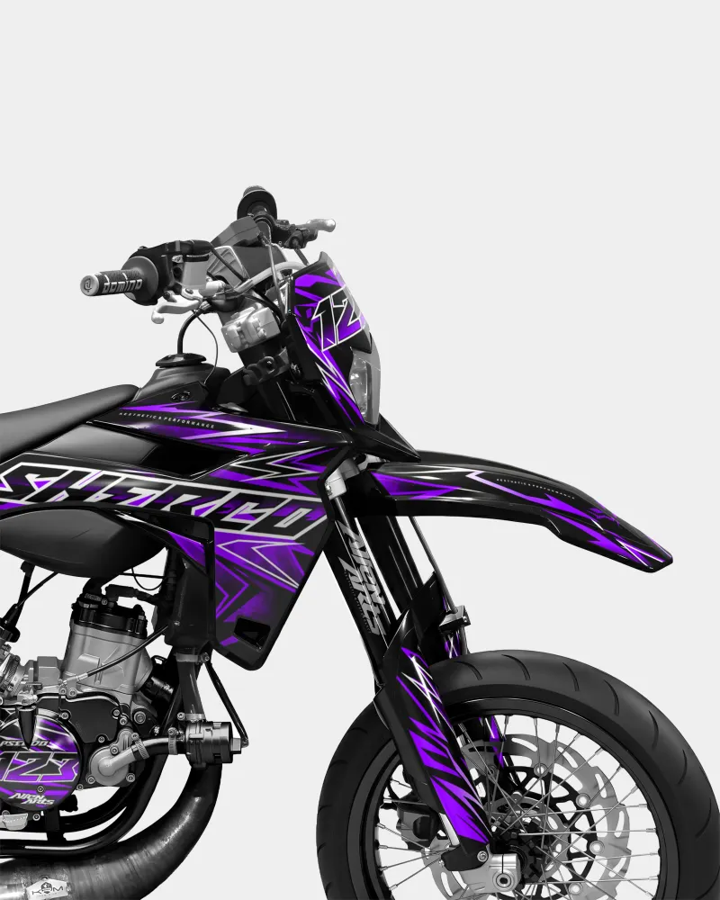 BRUME - Decoratieset SHERCO 50cc - Paars