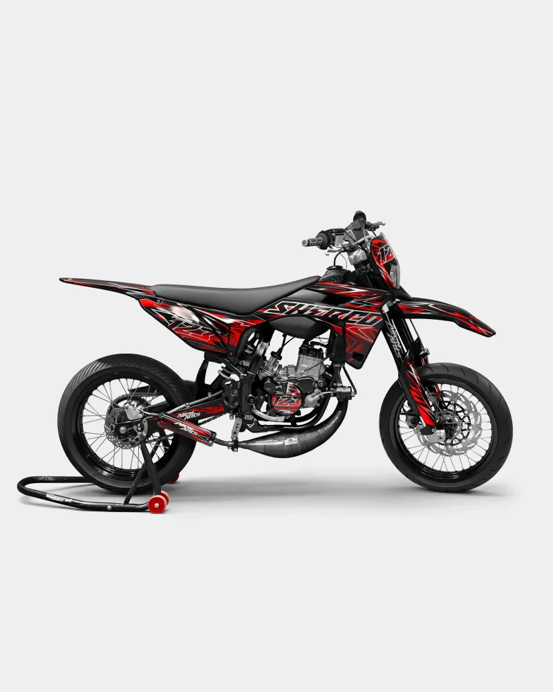 BRUME - Decoratieset SHERCO 50cc - Rood