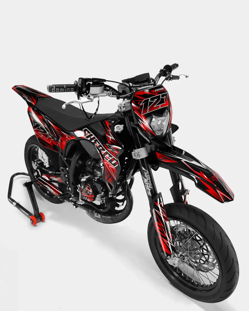 BRUME - Decoratieset SHERCO 50cc - Rood