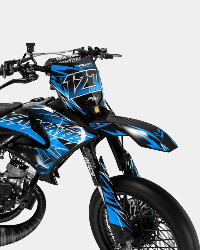 BRUME - Decoratieset YAMAHA DT 50cc - Blauw