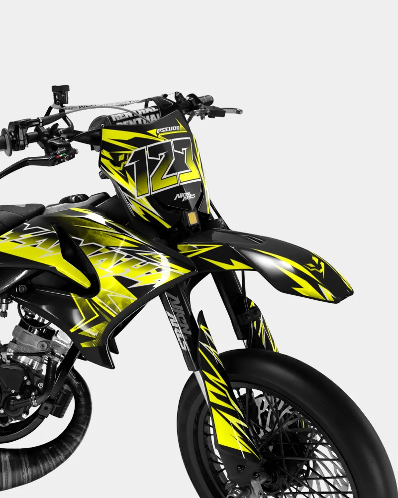 BRUME - Decoratieset YAMAHA DT 50cc - Geel