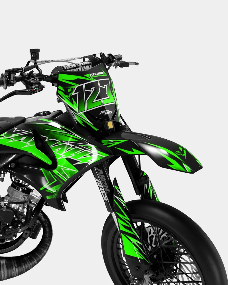 BRUME - Decoratieset YAMAHA DT 50cc - Groen
