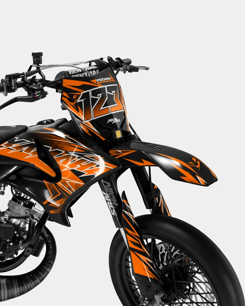 BRUME - Decoratieset YAMAHA DT 50cc - Oranje