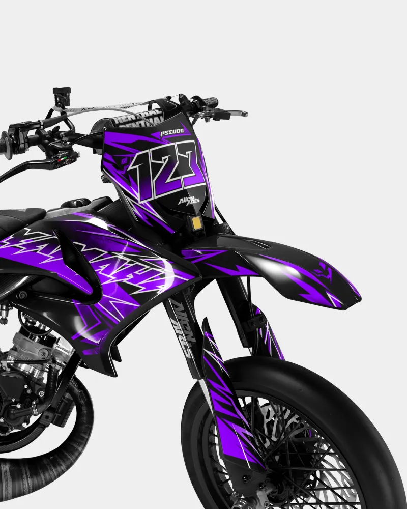 BRUME - Decoratieset YAMAHA DT 50cc - Paars