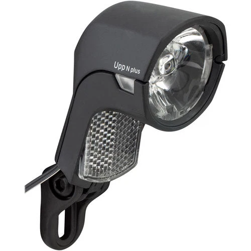 Busch + Müller Lumotec Upp N Plus voorlicht zwart/transparant