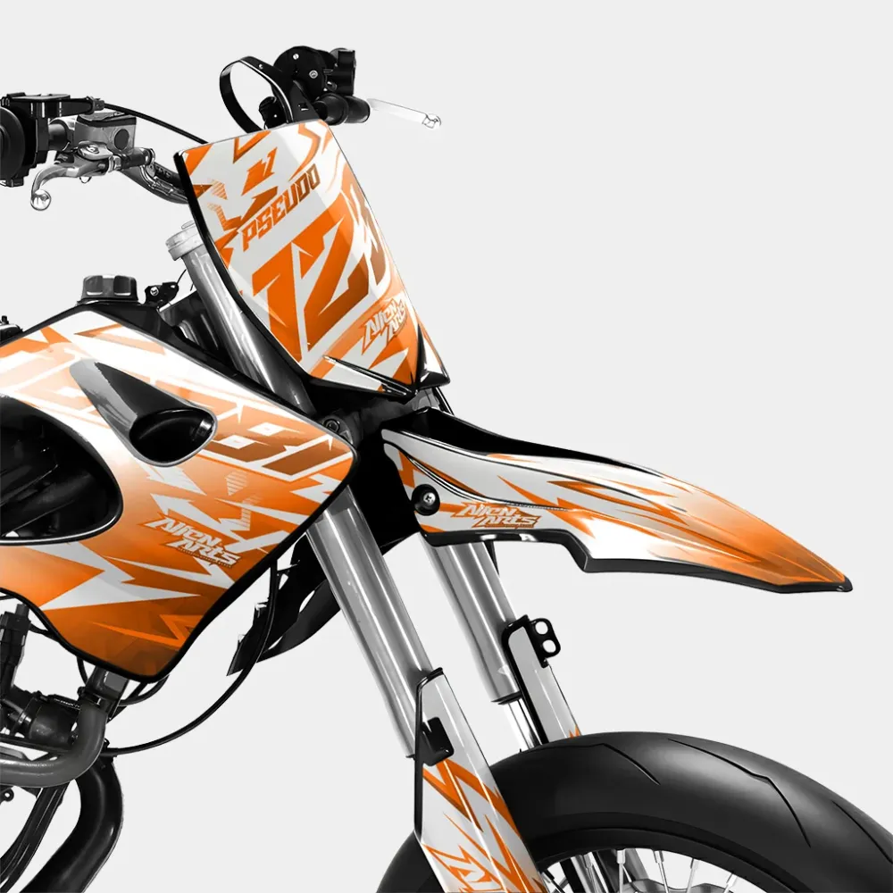 CALYPSO - Decoratieset DERBI 50cc - Oranje