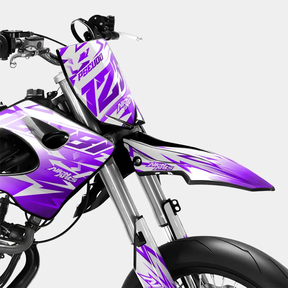 CALYPSO - Decoratieset DERBI 50cc - Paars