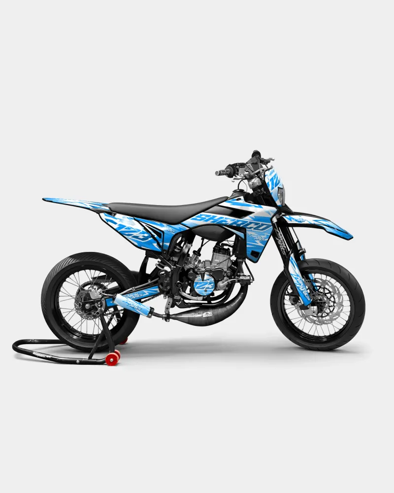 CALYPSO - Decoratieset SHERCO 50cc - Blauw
