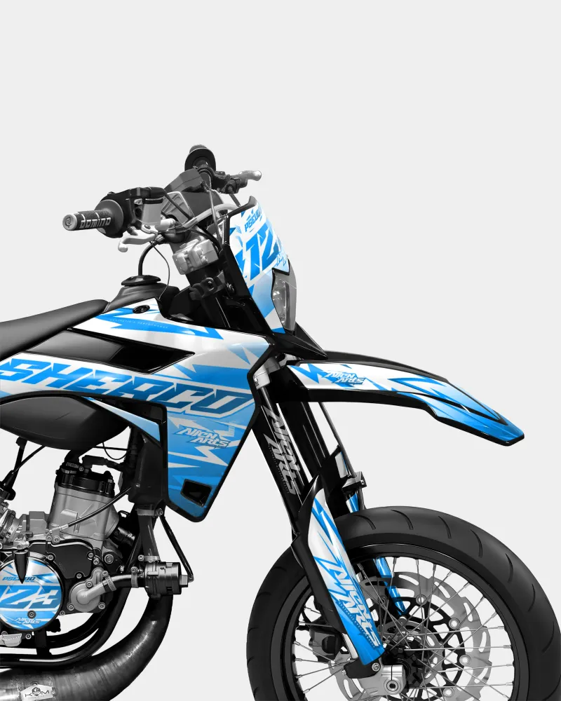 CALYPSO - Decoratieset SHERCO 50cc - Blauw