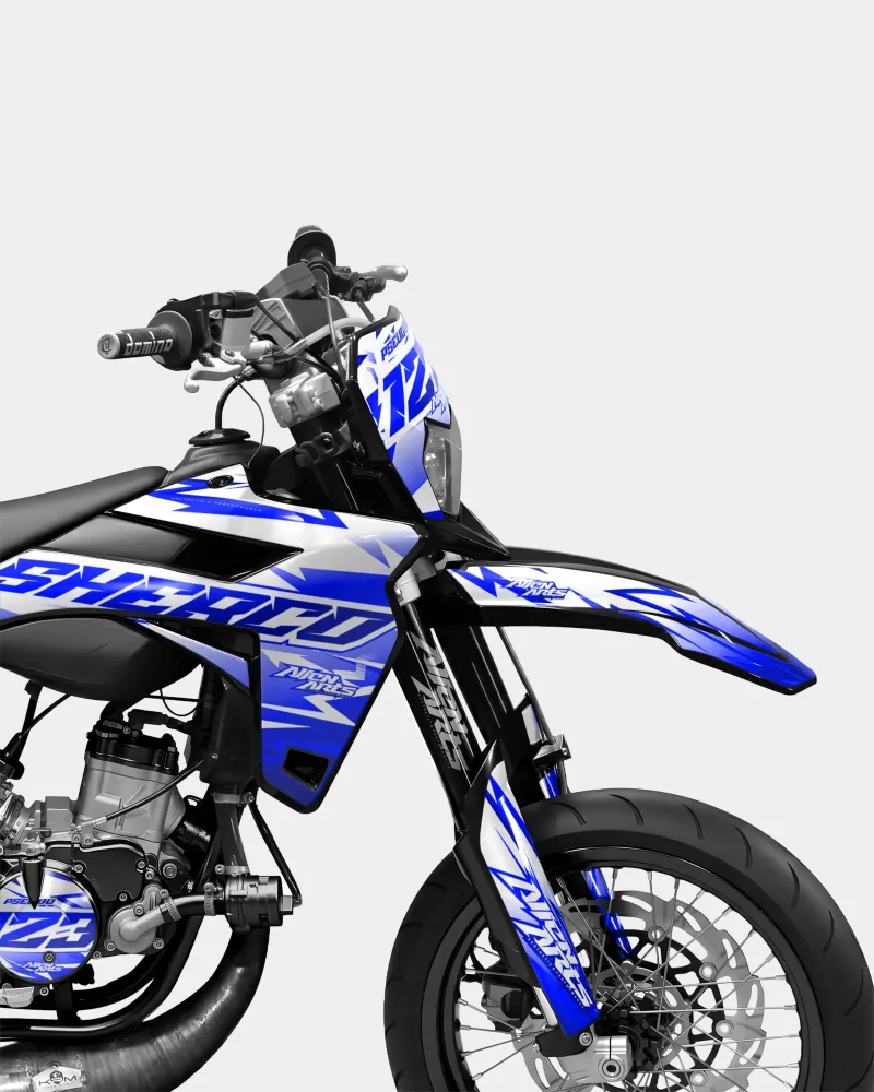 CALYPSO - Decoratieset SHERCO 50cc - Donkerblauw