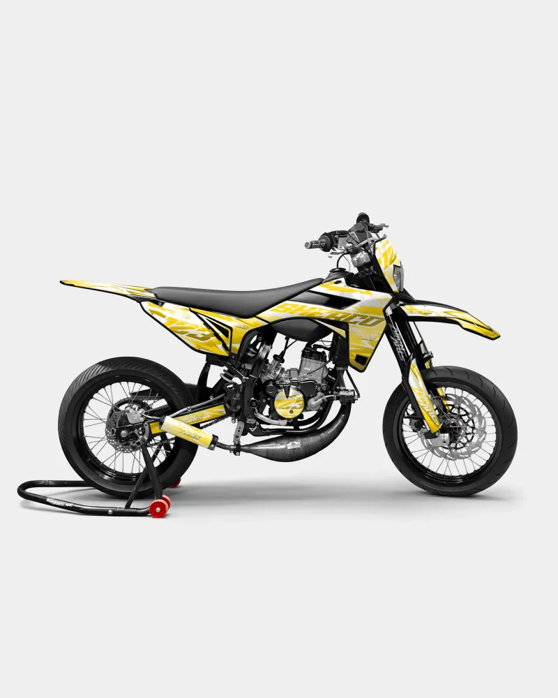 CALYPSO - Decoratieset SHERCO 50cc - Donkergeel