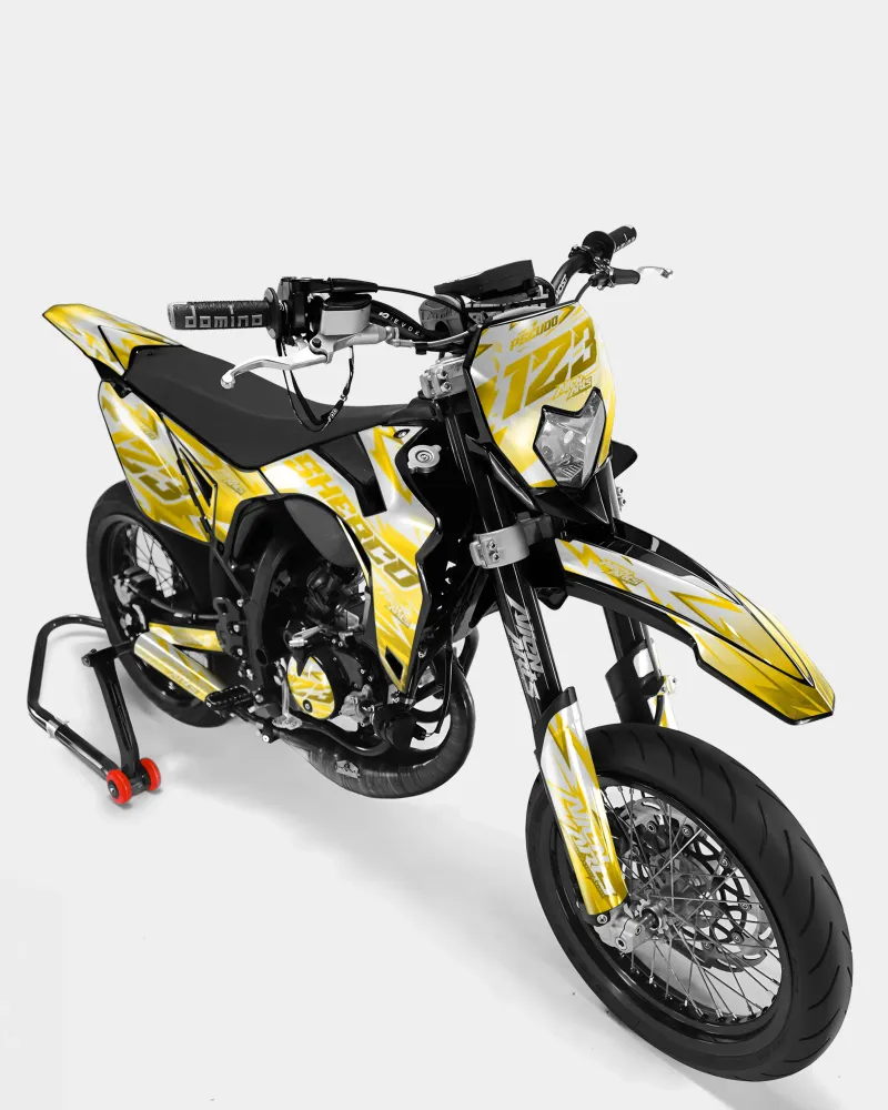 CALYPSO - Decoratieset SHERCO 50cc - Donkergeel
