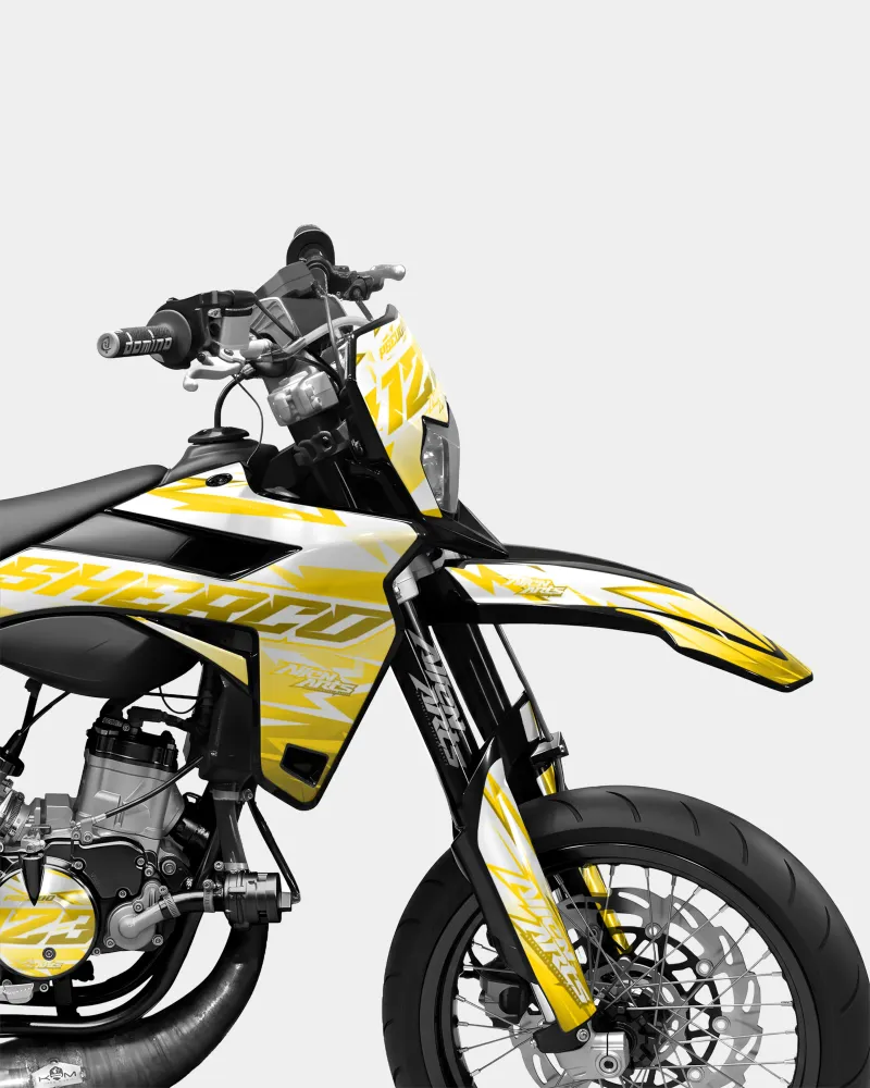 CALYPSO - Decoratieset SHERCO 50cc - Donkergeel