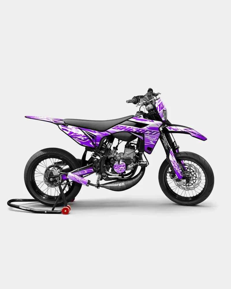 CALYPSO - Decoratieset SHERCO 50cc - Paars