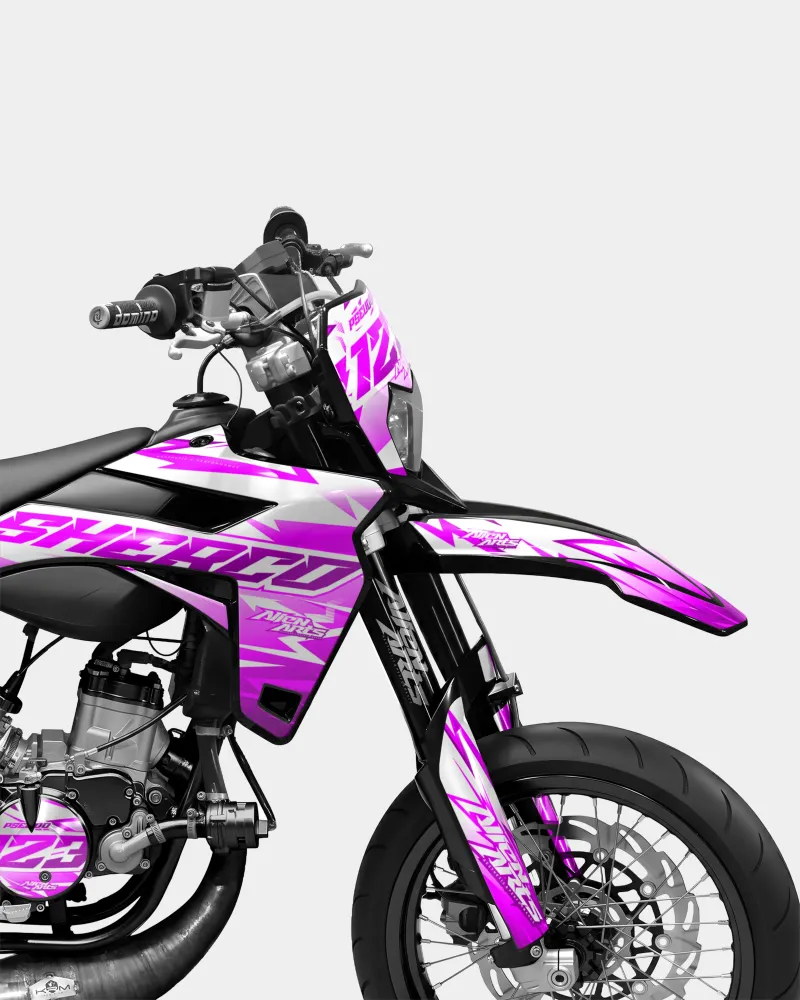 CALYPSO - Decoratieset SHERCO 50cc - Roze