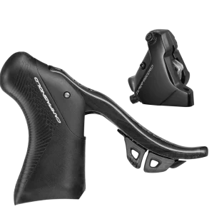 Campagnolo Super Record rem-/versnellingshendel rechts Ø160mm incl. achterremklauw