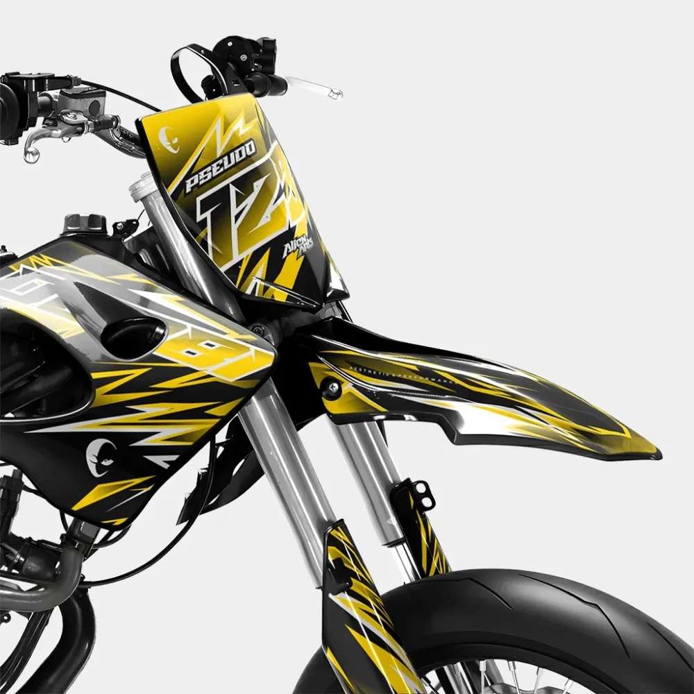 CIEL - Decoratieset DERBI 50cc - Donkergeel