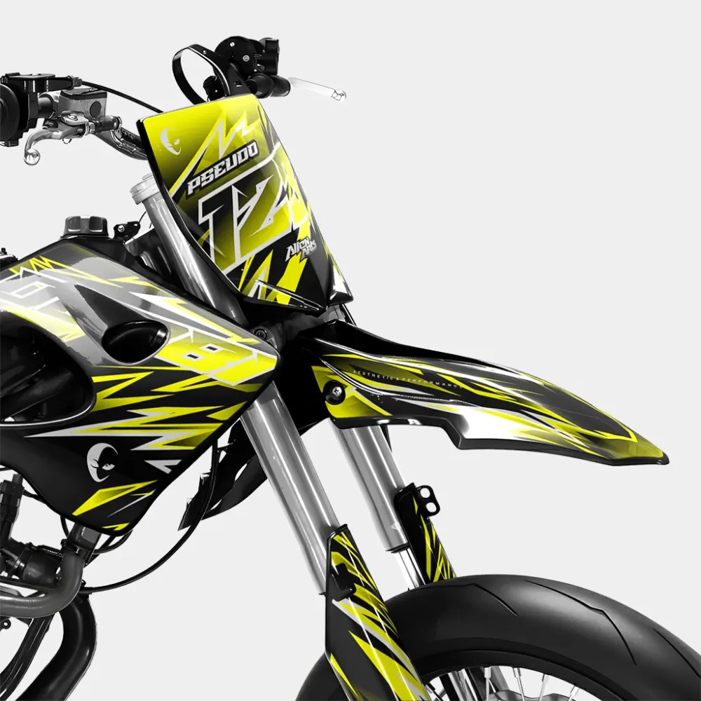 CIEL - Decoratieset DERBI 50cc - Geel