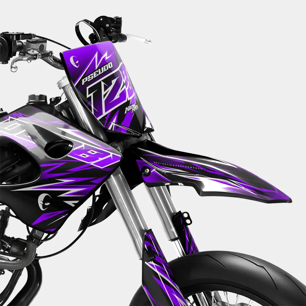 CIEL - Decoratieset DERBI 50cc - Paars