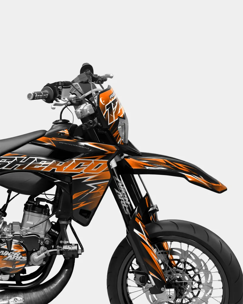 CIEL - Decoratieset SHERCO 50cc - Oranje