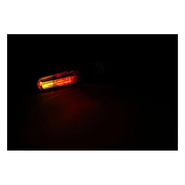 COB 3 1 LED Motorfiets Achterlichten Zwart