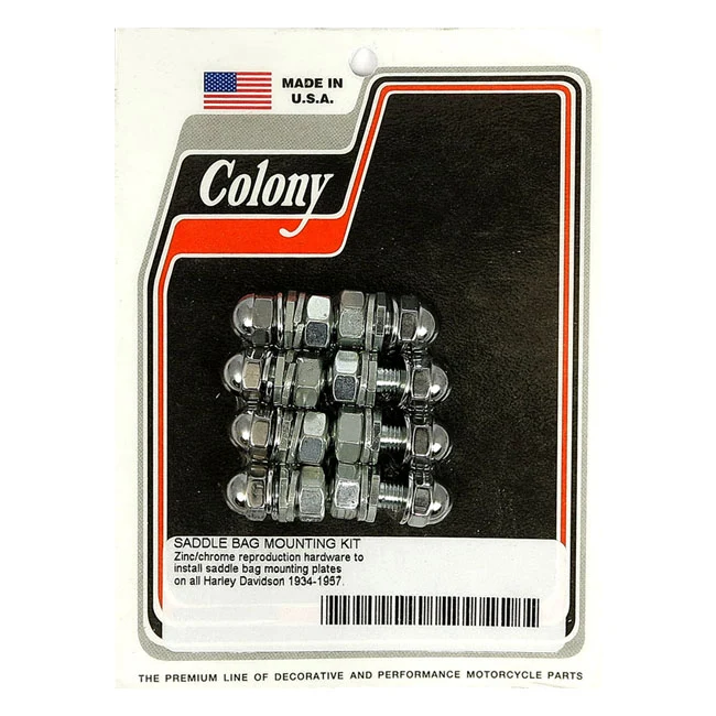 Colony Half Moon zadeltasbevestigingsboutenset voor Harley