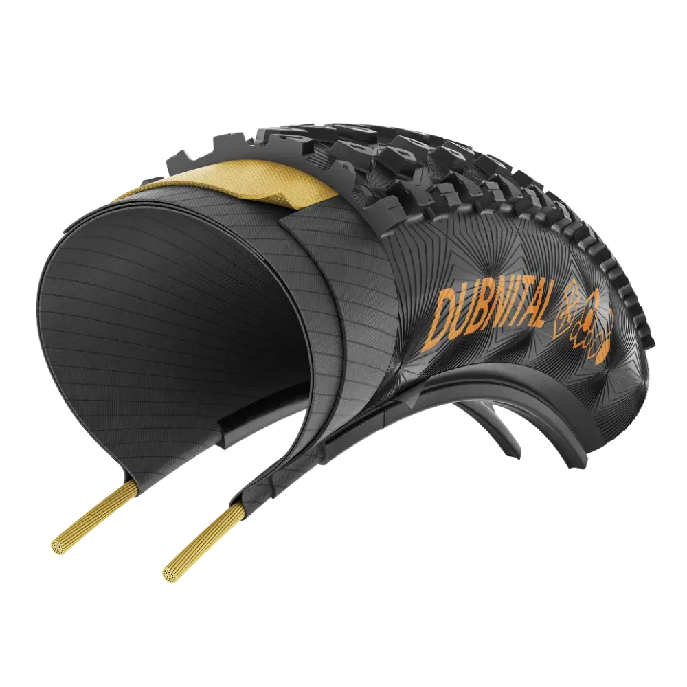 Continental Dubnital Trail Grip vouw 28" vouwband zwart / zwart skin