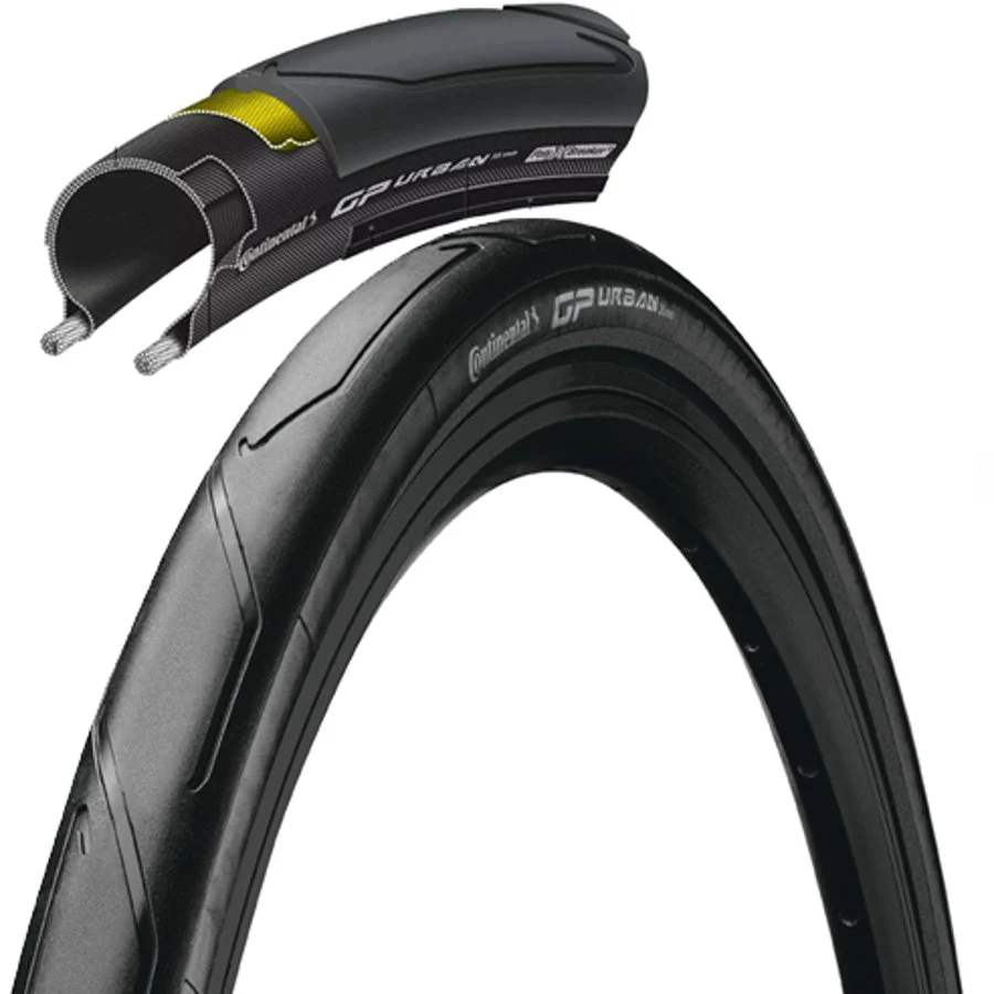 Continental GrandPrix Urban vouwband 28x1.35" zwart