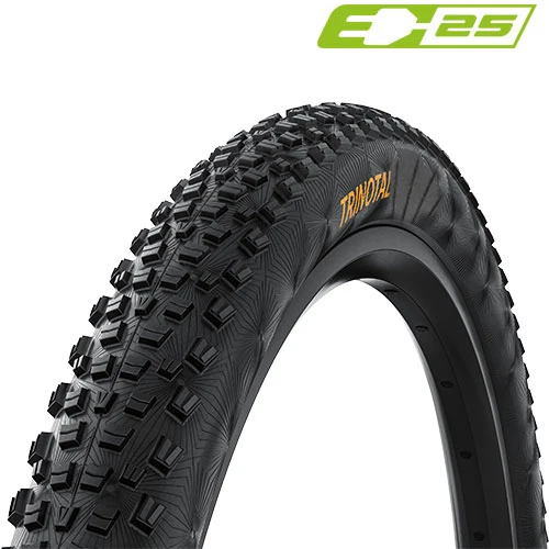 Continental Trinotal Trail Rapid vouw 28" vouwband zwart / zwart skin