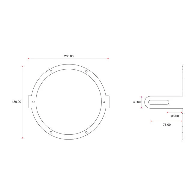 C-Racer Universele Koplamprooster & lins kit No3