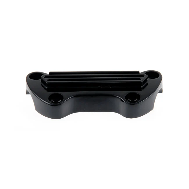 Cult Werk One Piece Riser Top Clamp Zwart voor Harley