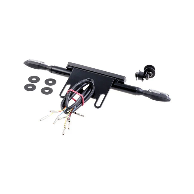 Cult-Werk LED 3 1 achterlichtkit glanzend zwart voor Harley